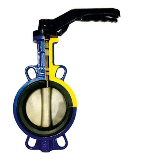 ZETKAMA Fig. 497 butterfly valve, shown in manufacturer cutaway