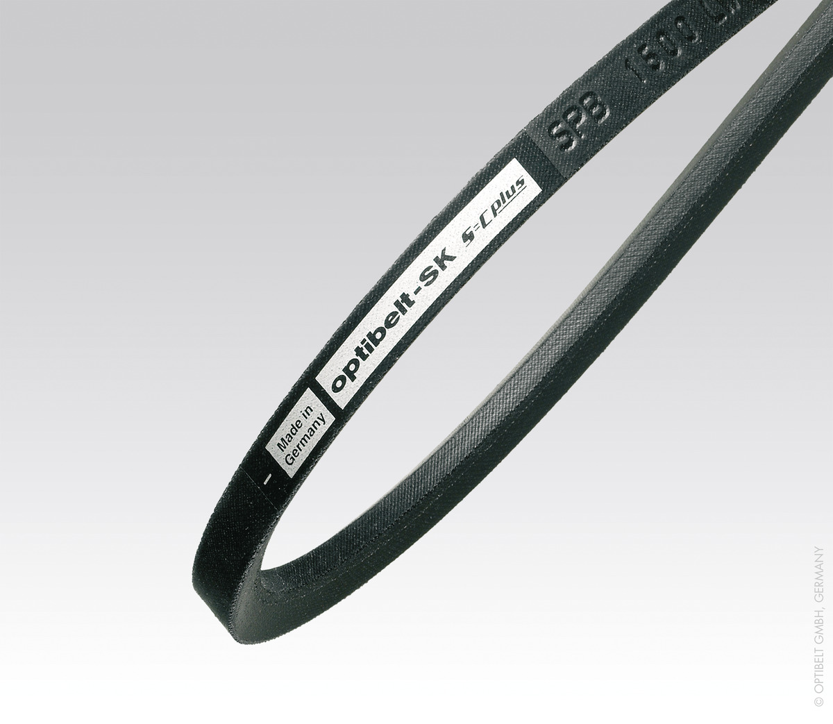 Optibelt SK industrial wedge belts — power-transmission range example