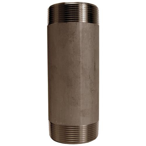 Dixon TN075X2SS stainless nipple with both ends threaded — range example